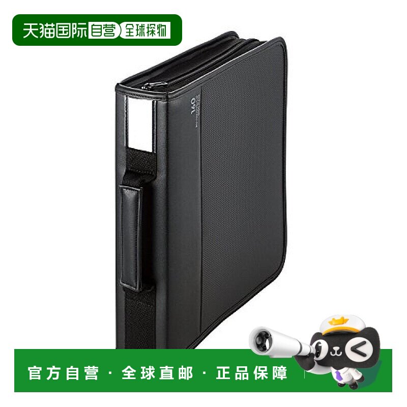 【日本直邮】宜丽客ELECOM收纳包收纳袋CD/DVD/蓝光 拉链式160张