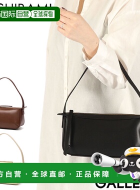 日本直邮hashibami女士小手提包轻盈皮革可爱优雅迷你托特包正式H