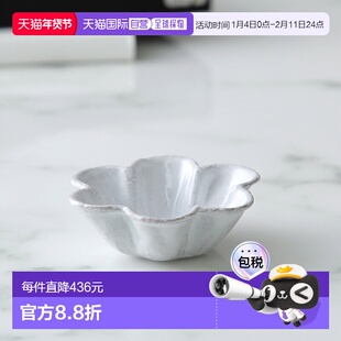 日本直邮Astier de Villatte 小型精致碟 CPBFFN1一款带有花卉图