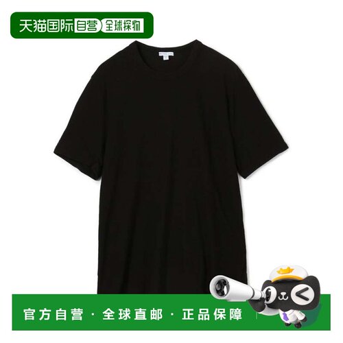 日本直邮JAMES PERSE 纯棉针织T恤 MJD3639 黑色
