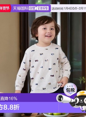 日本直邮日潮 petit main 【平价】BOYS 长袖T恤 9553209