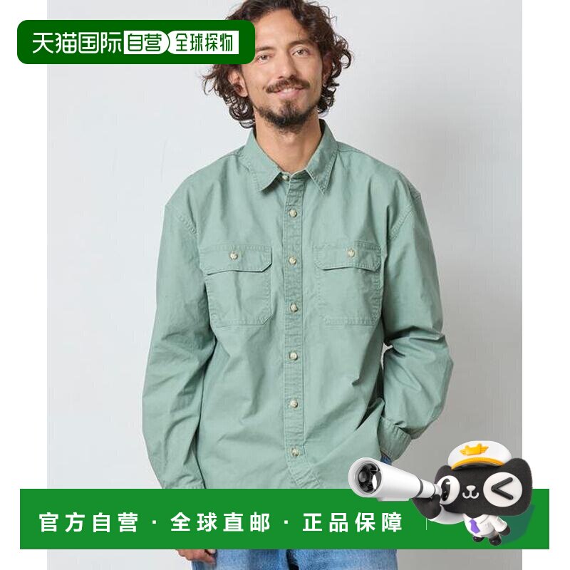 日本直邮L.L.Bean 水洗帆布长袖衬衫 【付后1h可退】