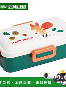 【日本直邮】Skater斯凯达 午餐便当盒/圆顶盖530ml松鼠PFLB6AG-A