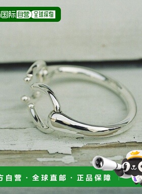 1h可退 日本直邮LIDNM 男装 开口手镯 宽松设计 U型饰件 SILVER92
