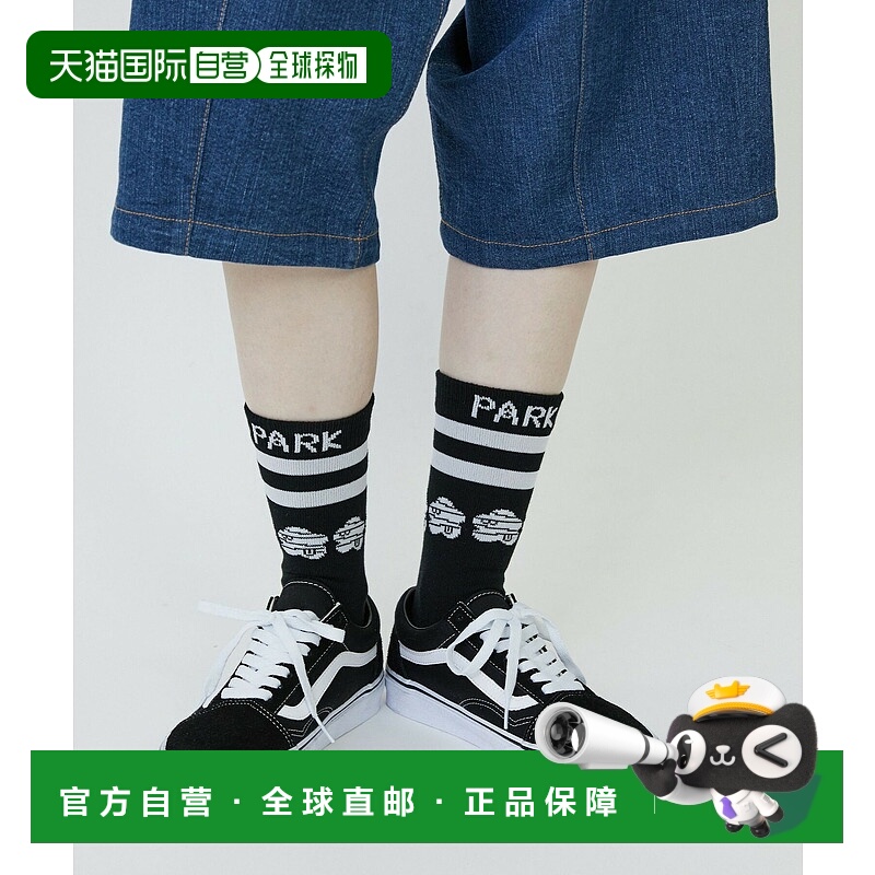 1h可退 日本直邮FRAPBOIS 男女同款 简约运动风半筒袜 装饰帕基标