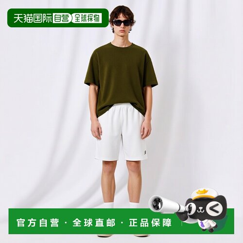 日本直邮New Balance 男士梭织短裤 口袋款 23cm L码 足球运动 白