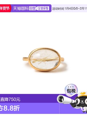 1h可退 日本直邮FRUITSJOLIE 女士 天然针晶石 银925镀24K 环保设