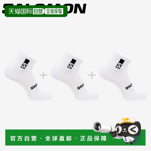 日本直邮Salomon 运动袜Everyday Ankle 3-Pack LC2086500男女