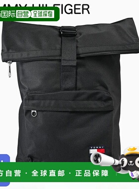 日本直邮Tommy Hilfiger 背包TOMMY JEANS DAILY ROLLTOP男士黑色