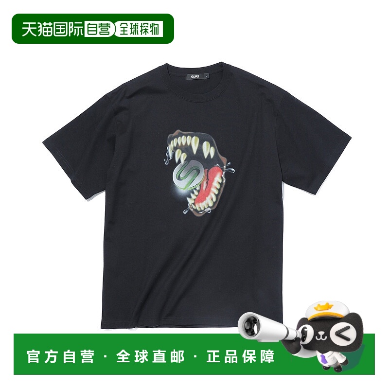 1h可退 日本直邮SILAS 男士女士通用印花短袖T恤 110253011011