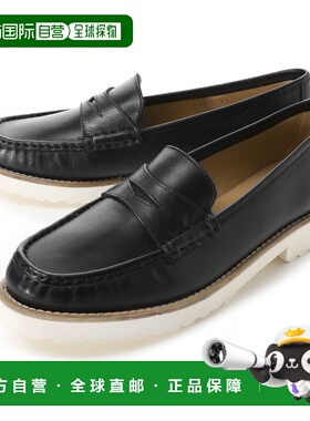 日本直邮PASCUCCI Zoe 3307 Foulard Nero 乐福鞋 黑色 女士模压