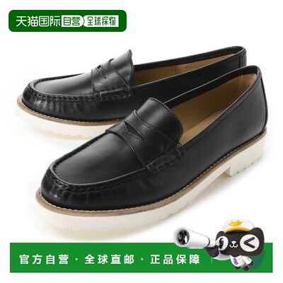 日本直邮PASCUCCI Zoe 3307 Foulard Nero 乐福鞋 黑色 女士模压