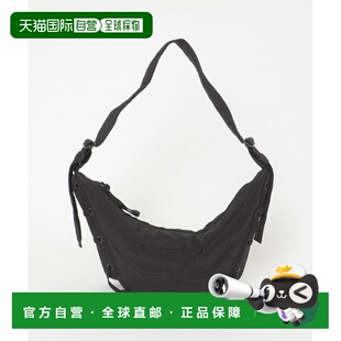 日本直邮LEMAIRE 女士中号软质斜挎包 仿皮感尼龙 麦穗刺绣调节侧