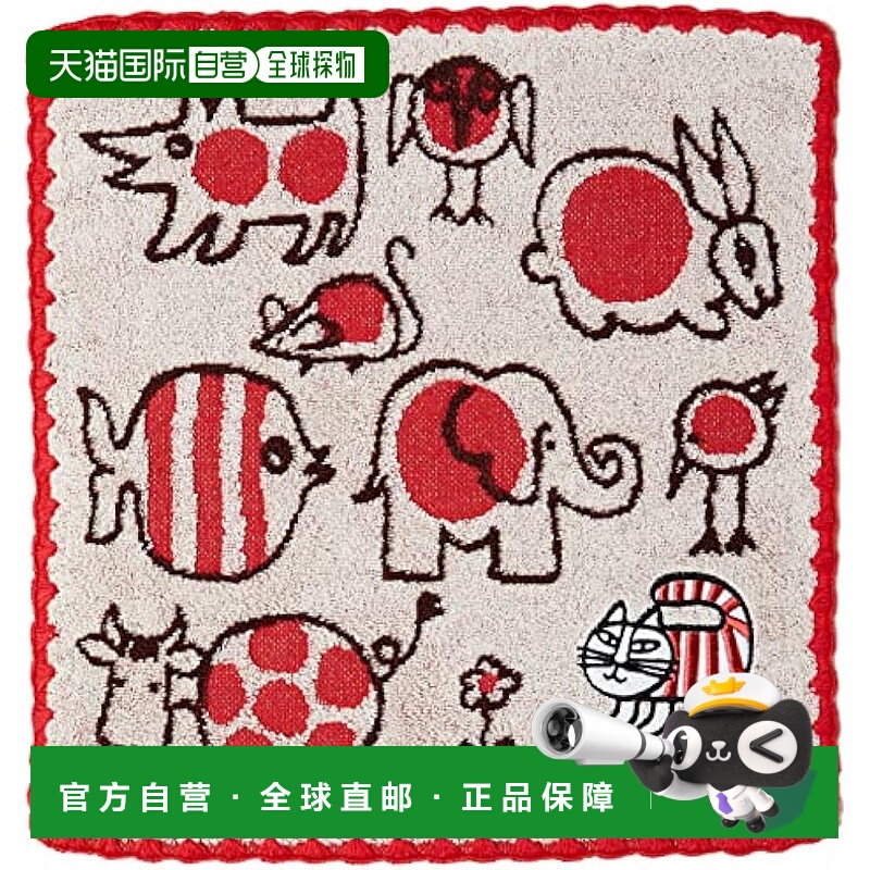 【日本直邮】丸真 手巾 34x36 厘米 Lisa Larson Baby Mikey 6805