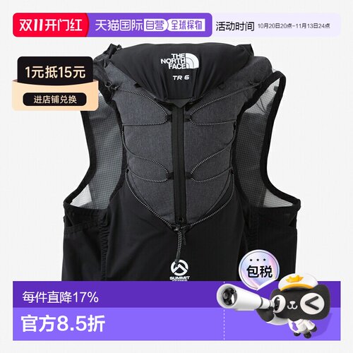 日本直邮THE NORTH FACE 背包 马甲 TR6 NM62513