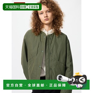 日潮跑腿UNIQLO优衣库 棉混纺棉衣外套 480373棉服