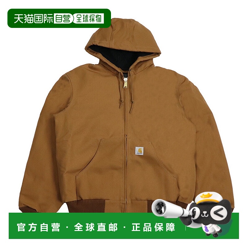 日本直邮Carhartt Active Jacket J140棉服夹克男士连帽衫绗缝内C