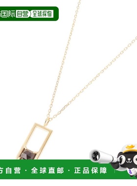 日潮跑腿COCOSHNIK 彩色宝石（缟玛瑙）异形长方形项链 45独特