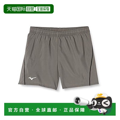 【日本直邮】Mizuno美津浓 女士跑步短裤 速干 炭灰 S J2MB8705
