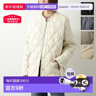 日本直邮TAION 女士 M65LSZBML-1 羽绒服双拉链内胆绗缝软壳面料