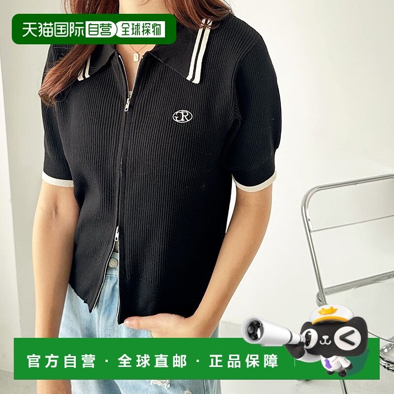 日本直邮GeeRA 带领双拉链开衫 卫衣内搭针织衫 R04609EW018252