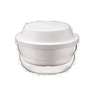 【日本直邮】HARIO哈里欧 玻璃微波炉蒸笼1200ml 白色XMK-120-W