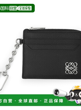 日本直邮LOEWE ANAGRAM SQUARE 零钱卡包（黑色女士c821sqlx03 11