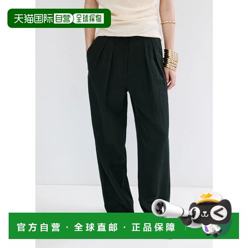 日本直邮MANGO 长裤 黑色