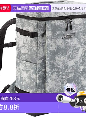 【日本直邮】Coleman科勒曼男士四方型双肩背包 35大理石色200003
