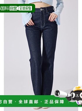 日本直邮Rienda Shapely Make just waist牛仔长裤 [RI3465EW0345