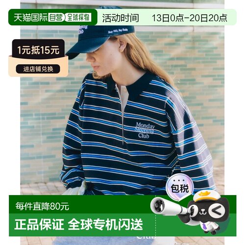 日本直邮Monday Sleeping Club 女士 复古网球俱【付后1h可退】