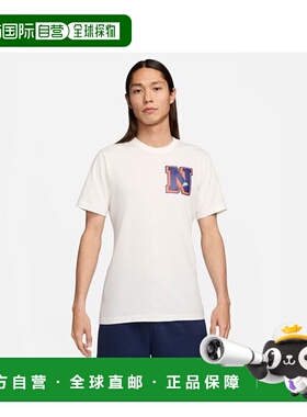 日本直邮Nike AS M NSW TEE CLUB SSNL LBR 短袖T恤耐克运动印花