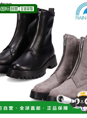 日本直邮MODELLO 女士短靴时尚厚底靴弹力防水防臭抗菌鞋底通勤和