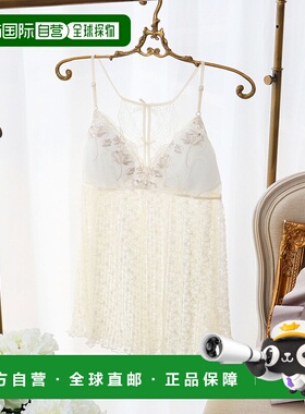 1h可退 日本直邮Risa Magli 女装 杯型蕾丝背心 典雅黑色系 古典