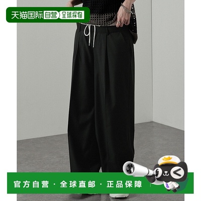 1h可退 日本直邮Alfred Alex 男士女士双层设计高腰宽松西裤 AApt