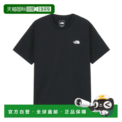 日本直邮北面THE NORTH FACE 背面印花圆领短袖T恤 男女同款