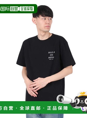 日本直邮BILLABONG ONE TIME男士半袖T恤 [BF011203] 黑色
