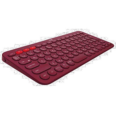 【日本直邮】Logicool罗技K380RDPC键盘无线省电台式笔记本平板红