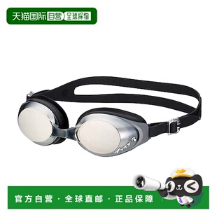 日本直邮Tabata VIEW V630ESAM 游泳镜成人男女通用银色游泳配件