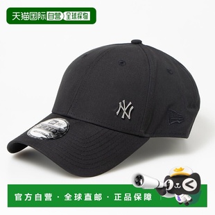简约男女通用 棒球帽纯色金属logo侧边logo940款 日本直邮NEW ERA