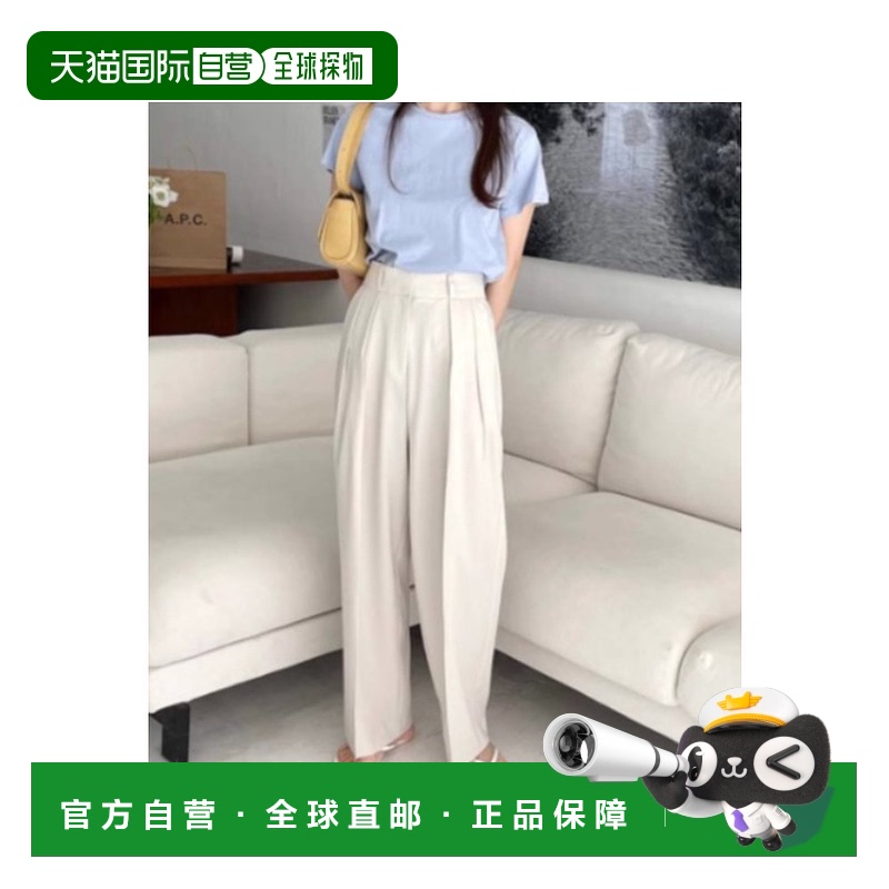 日本直邮sorule 女士职业直筒裤 SO252裤子女装阔腿裤西装裤