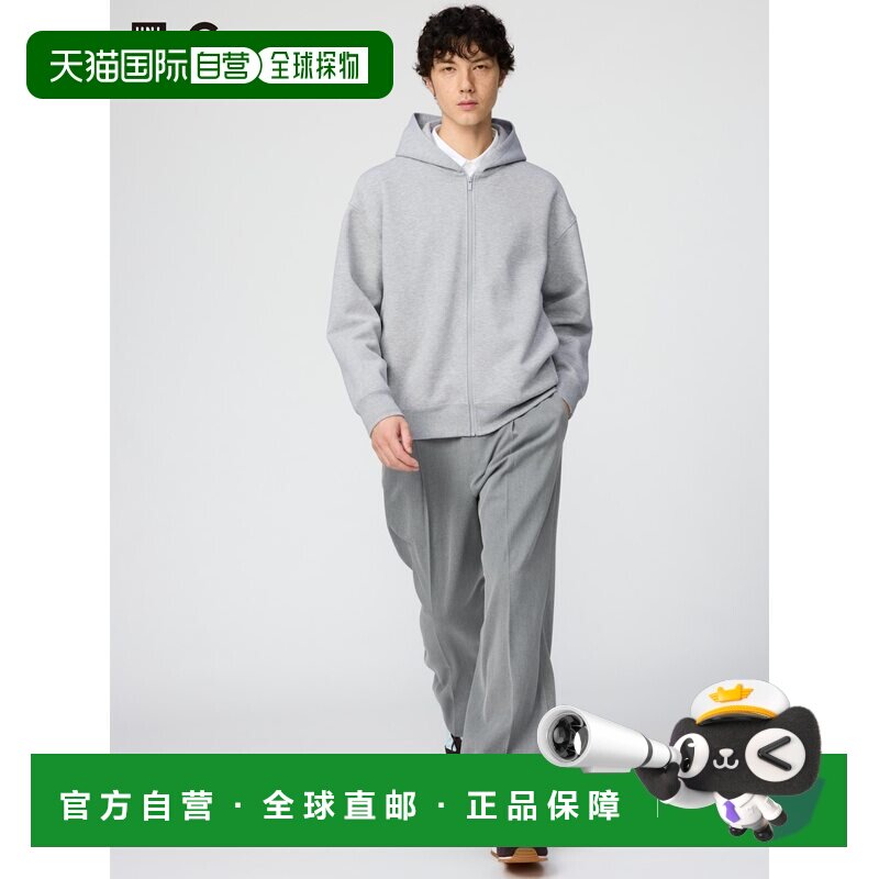 日潮跑腿UNIQLO优衣库 宽松锥形长裤卫裤休闲裤 484662 - 实物图