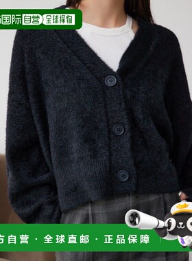 日本直邮AZUL BY MOUSSY 女士毛绒风针织开衫 250HAF70055H