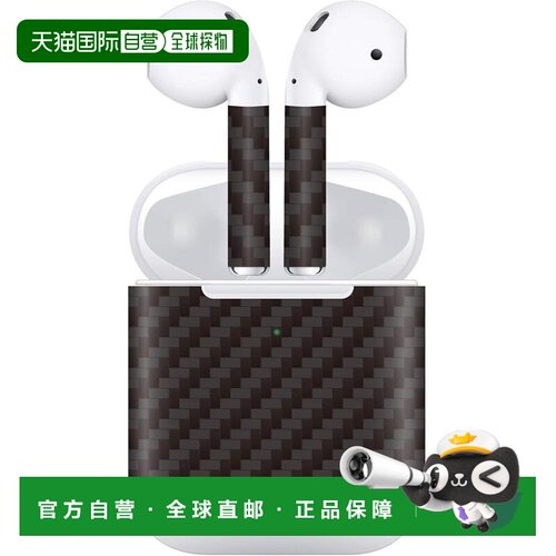 【日本直邮】ELECOM AirPods 贴纸 壳 本体装饰 AVA-APDSCBBK