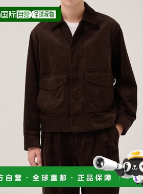 1h可退 日本直邮MARKA 男装 宽松版型 灯芯绒夹克 半拉链设计 115