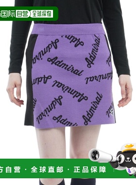 日本直邮Admiral GOLF 女士保温logo针织高尔夫裙 ADLA295 高尔夫