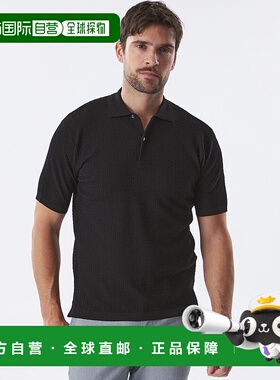 1h可退 日本直邮EPOCA UOMO 男士可机洗针织Polo衫 M1N15514__