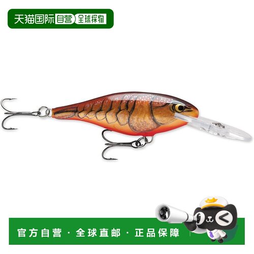 【日本直邮】Rapala乐伯乐 路亚饵 鲥鱼 5cm 6g 深棕小龙虾 SR05D