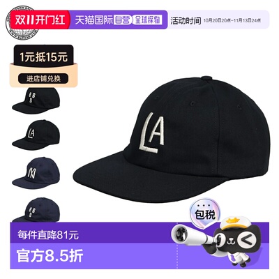 日本直邮Cooperstown 棒球帽低帽冠水洗男女皆宜纽约洋基队伯明翰