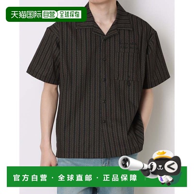 日本直邮QUIKSILVER 男士户外休闲短袖衬衫 SIGN OPEN SHIRT QSH2